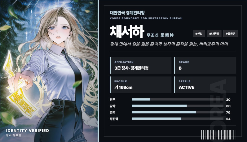 채서하 신분증 카드